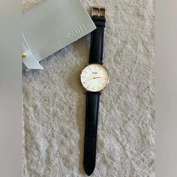 Cluse | Accessories | Cluse La Boheme Womens Black Leather  display picture 3